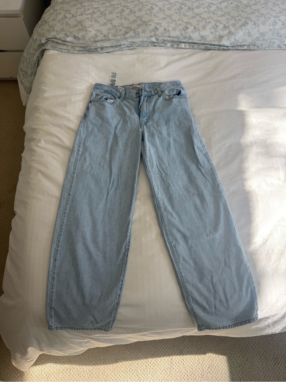 Levi's Light Blue Straight Leg Jeans